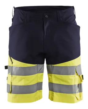 Blaklader Blåkläder Short met stretch High-Vis 15411811 Marine/High-Vis Geel