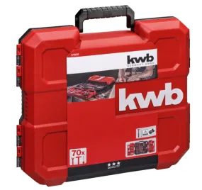KWB GEREEDSCHAPSKOFFER 70-DELIG